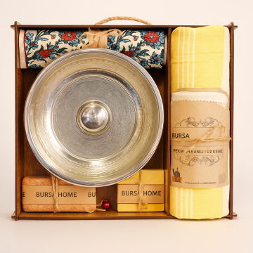 Ahşap Kutulu Hamam Set